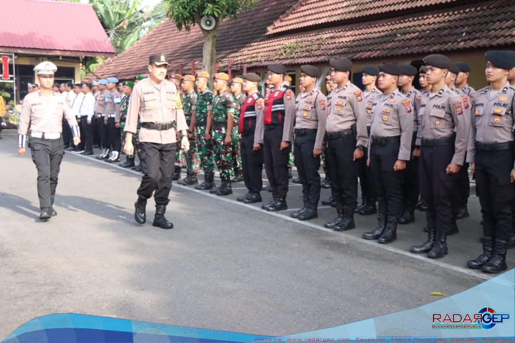 Polres Binjai Bersama Instansi Terkait Laksanakan Apel Gelar Pasukan Operasi Keselamatan Toba-2025